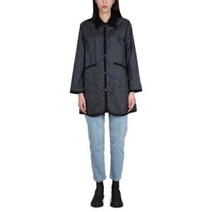 Lavenham Quilted Nylon Jacket With Velvet Collar - NWT